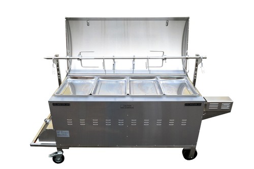 Roasting bbq oven with spit - roasting,