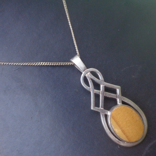 Ortak silver celtic pendant - silver,