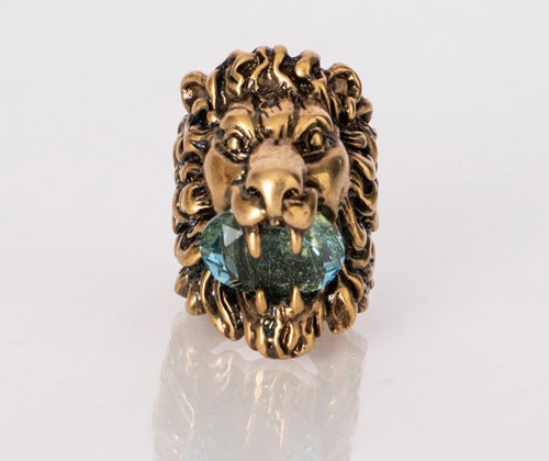 Authentic gucci lion - lion, ring