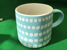 TESCO HOME sky blue  Polka Dot