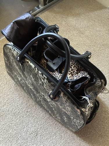 Leopard print wheeled - wheeled, 4