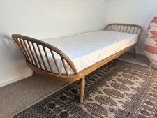 Ercol Day Bed Studio Couch Sofa Settee Mid Century Blonde, Vintage Retro