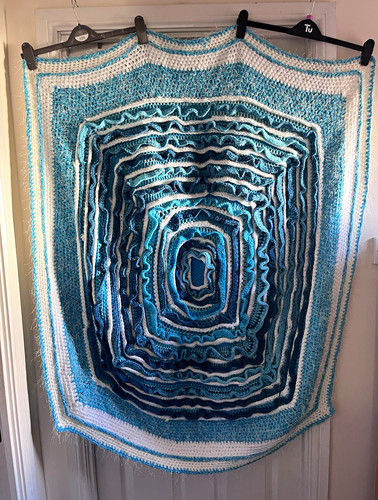 Handmade crochet yarn bed - crochet,