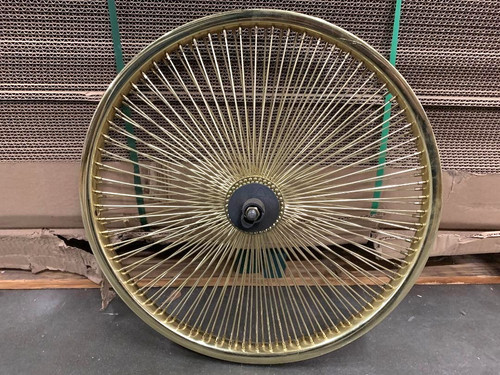 Nos gold bicycle front - nos,