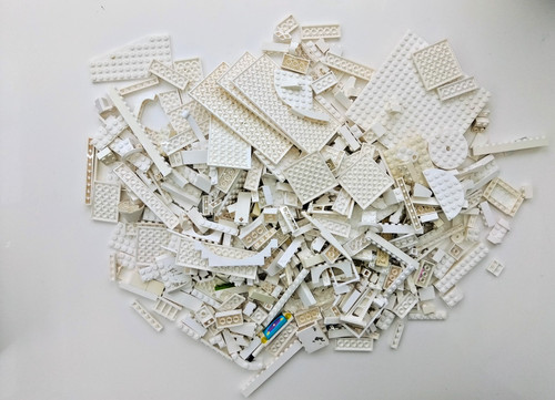 Assorted lego white - assorted, bricks