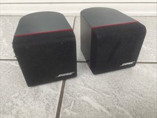 BOSE sattelite Cube Speakers For Lifestyle Or Acoustimass X 2 ( Pair) Redline