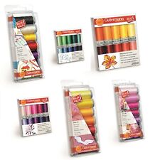 Gutermann Machine Embroidery Thread Set - Choice of Set's
