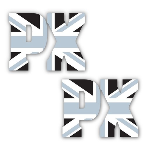 Decal vespa letter black - px,