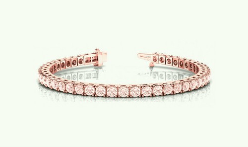 18ct round cut simulated peach - round,