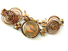 Art Deco Copper Tone Rose Gold