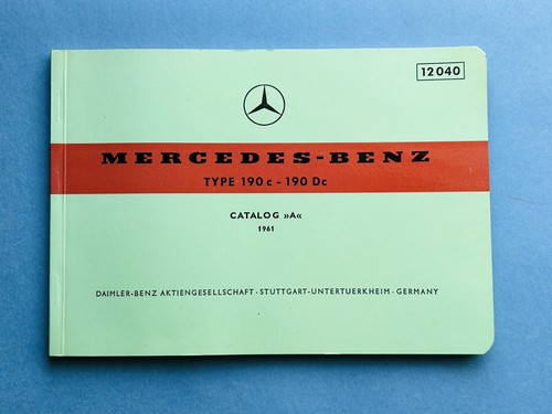 Vtg 1961 mercedes benz 190c - vtg,