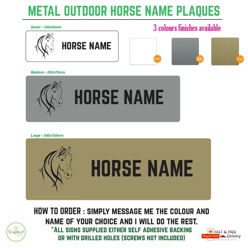 Outdoor personalised horse - outdoor,