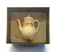 Vintage Wedgwood  Mirabelle Miniature Coffee Pot Bone China Original Box R4721
