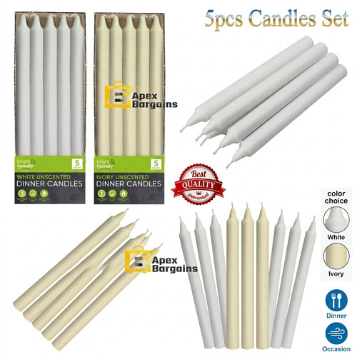 Pack tapered dinner candles - 5,
