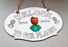 Upside Down Pineapple sign