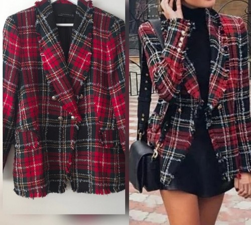 Zara rare plaid tartan - rare,