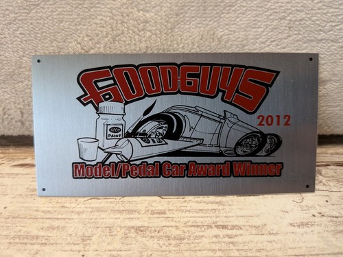 Goodguys plaque metal - goodguys, souvenir