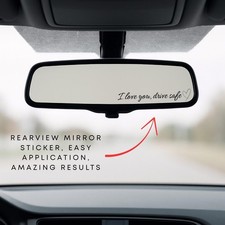 Rear View Mirror Vinyl Car