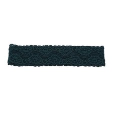 1-Dark Green Lace Ribbon Stretchy Lace Trim For Decorations For Sewing DIY