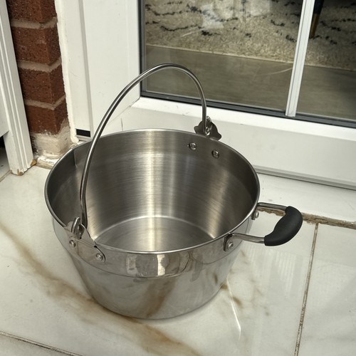 Large aluminium jam pot - large,