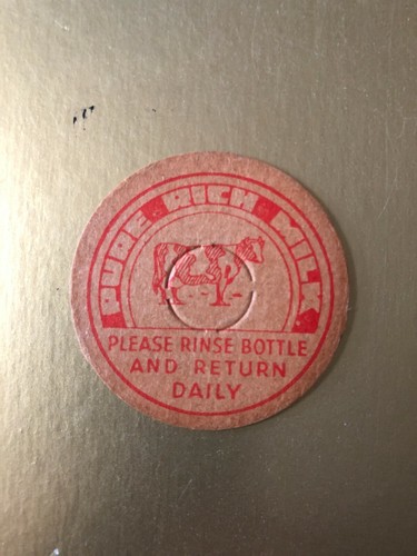 1930 cardboard milk - 1930's,