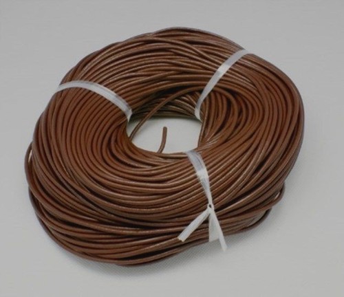 Round leather cord - round,
