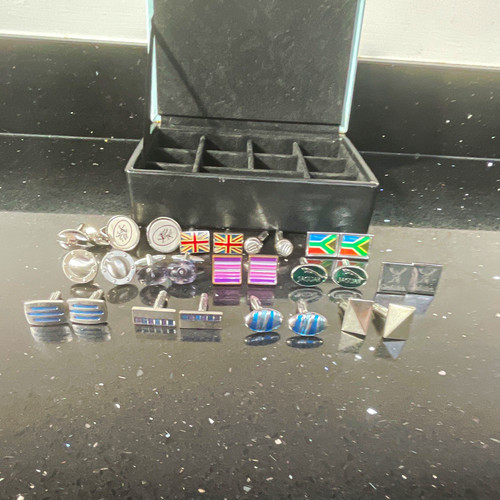 Men mixed lot cufflinks - lot, 18pc