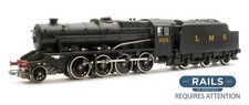 HORNBY 'OO' GAUGE LMS BLACK 2-8-0 CLASS 8F '8193' STEAM LOCOMOTIVE