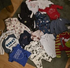 Baby Boy Clothes Bundle 0-3 Months Some Brand New Some Used Once
