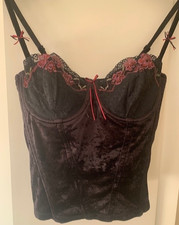 M&S Black Underwired Basque