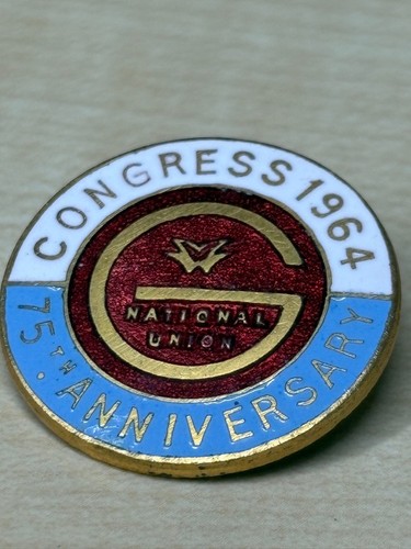 Pin badge national union - badge,