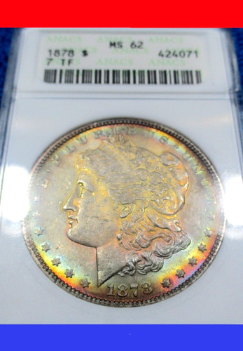 1878 morgan dollar ms62 - dollar,