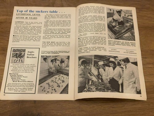 Liverpool memorabilia 1971 - memorabilia, 1971/72