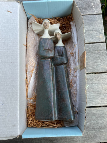 Vintage lladro nuns gres - vintage,