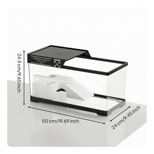 Turtle tank with - tank, basking