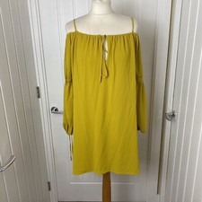 ZARA Trafaluc Gold Mustard Top