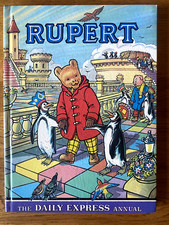 Vintage 1977 Rupert Bear Annual - Unclipped - Fair Condition