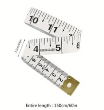 MEASURING TAPE MEASURE BODY WAIST WEIGHT HEIGHT DRESS FABRIC SEWING TAILOR RULER