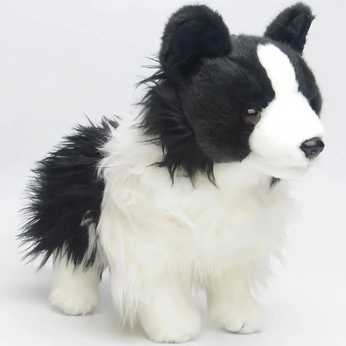 Border collie dog - collie, plush