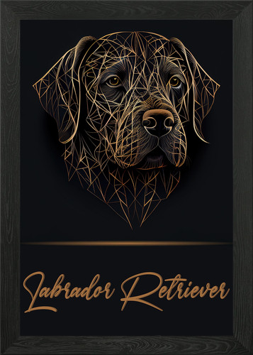 Labrador retriever framed wall - labrador,