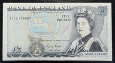 Old Five £5 Pound Note Near
