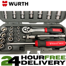 Wurth Red Stripe 1/4 INCH SOCKET WRENCH ASSORTMENT 40 PIECES - 5763114040
