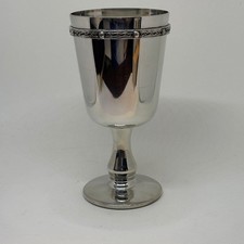 Vintage Shiny Pewter Chalice by The Quaich Company Scotland