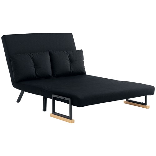 Homcom fabric convertible sofa - fabric,
