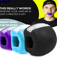 3X Jawline Jaw Exerciser Facial Toner Face Muscle Jawzrsize Anti Aging Toning UK