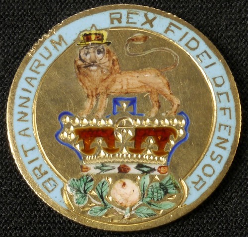 Enamelled and gilt - enamelled,
