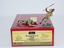 Britains WW1. British 4th Battalion Royal Fusiliers Wounded & Dead Set #1. 17914