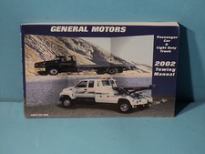 02 2002 General Motors Towing manual Car/Truck 