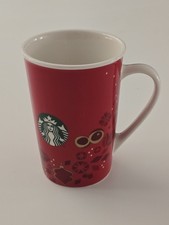 Starbucks Red Christmas Tall Latte Holiday Mug. 2013. BNWOT