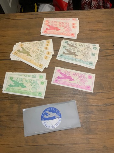 Vintage paper air - air, miles